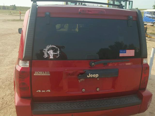 1J4RG4GK3AC112772 - 2010 JEEP COMMANDER Qırmızı foto 10