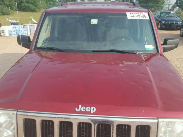 1J4RG4GK3AC112772 - 2010 JEEP COMMANDER Qırmızı foto 9