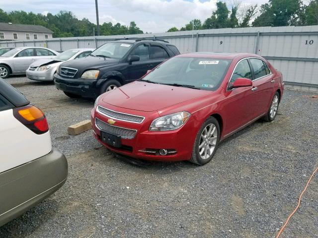 1G1ZE5E02CF241793 - 2012 CHEVROLET MALIBU LTZ 红色 照片 2
