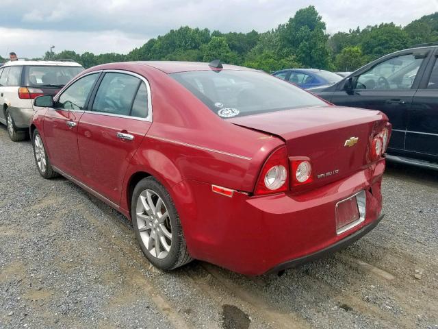 1G1ZE5E02CF241793 - 2012 CHEVROLET MALIBU LTZ 红色 照片 3