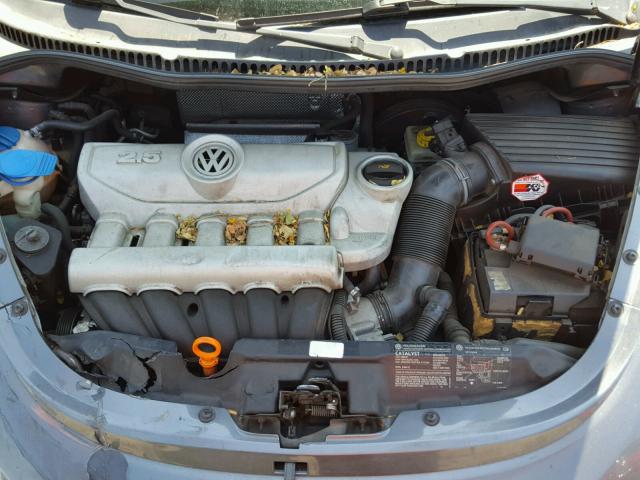 3VWRW31C36M421522 - 2006 VOLKSWAGEN NEW BEETLE ნაცრისფერი ფოტო 7