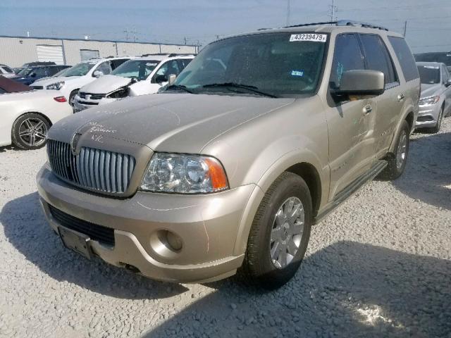 5LMFU27R84LJ22892 - 2004 LINCOLN NAVIGATOR ოქროსფერი ფოტო 2