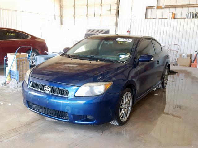 JTKDE177X50007517 - 2005 TOYOTA SCION TC BLUE photo 2