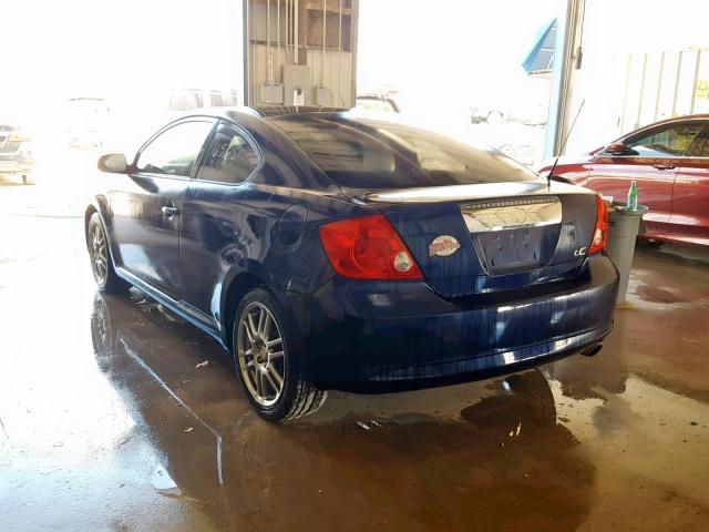 JTKDE177X50007517 - 2005 TOYOTA SCION TC BLUE photo 3