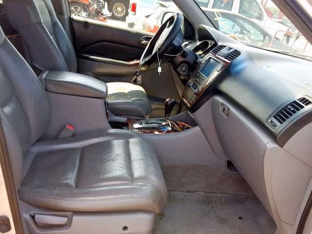 2HNYD18285H547226 - 2005 ACURA MDX GRAY photo 5