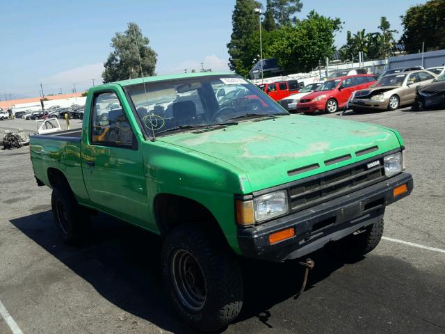 1N6ND11Y6KC363874 - 1989 NISSAN D21 SHORT GREEN photo 1