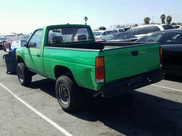 1N6ND11Y6KC363874 - 1989 NISSAN D21 SHORT GREEN photo 3