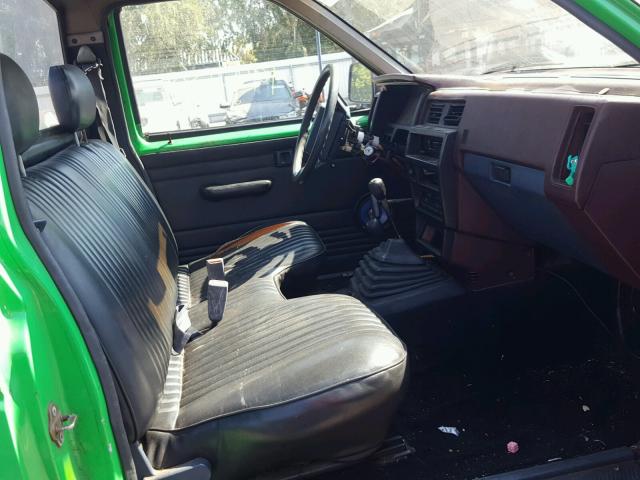 1N6ND11Y6KC363874 - 1989 NISSAN D21 SHORT GREEN photo 5