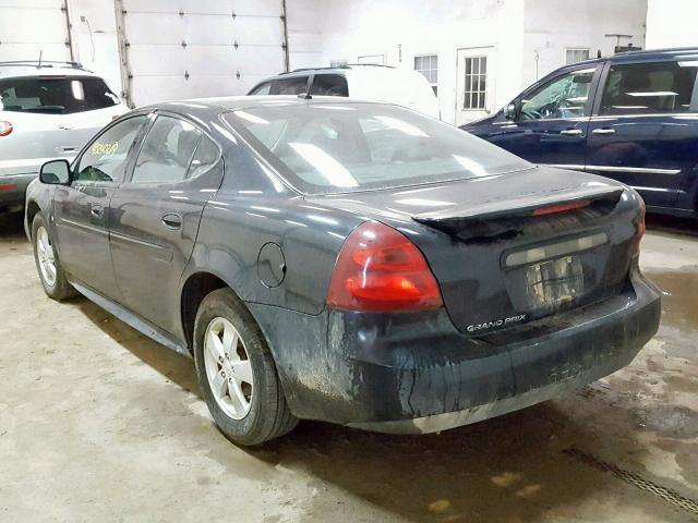2G2WP552781164668 - 2008 PONTIAC GRAND PRIX BLACK photo 3
