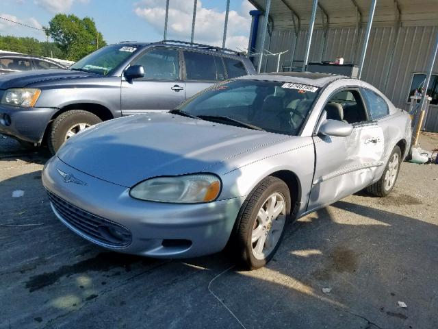 4C3AG52H52E036386 - 2002 CHRYSLER SEBRING LX SILVER photo 2