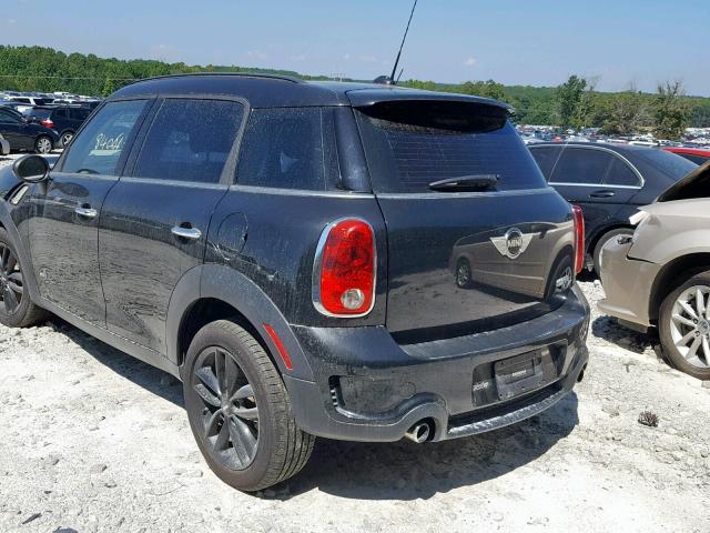 WMWZC5C59CWL64211 - 2012 MINI COOPER S C BLACK photo 3