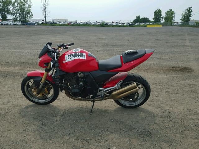 JKAZRCA134A021571 - 2004 KAWASAKI ZR1000 A1 RED photo 10