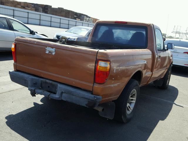 4F4YR12D13TM13506 - 2003 MAZDA B2300 ORANGE photo 4