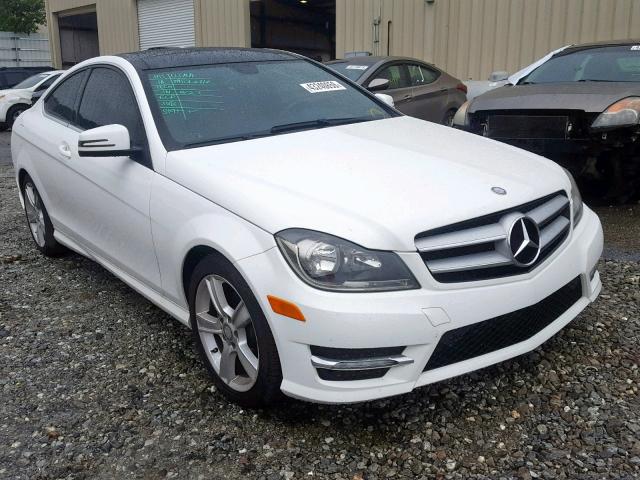 WDDGJ4HB7DG048736 - 2013 MERCEDES-BENZ C 250 WHITE photo 1