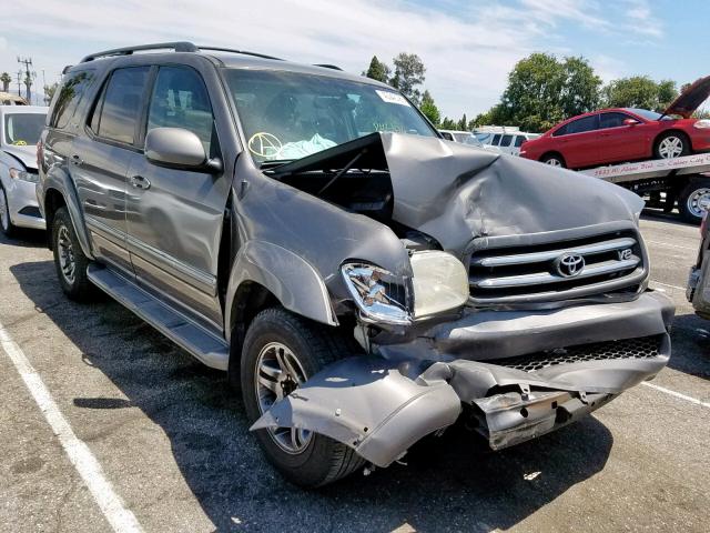 5TDZT38A93S144290 - 2003 TOYOTA SEQUOIA LI GRAY photo 1