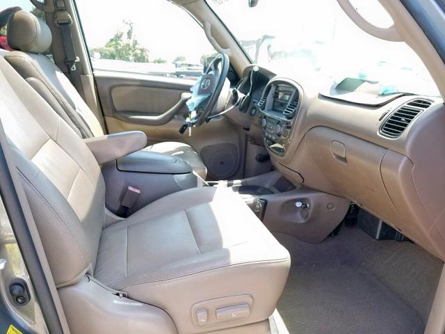 5TDZT38A93S144290 - 2003 TOYOTA SEQUOIA LI GRAY photo 5