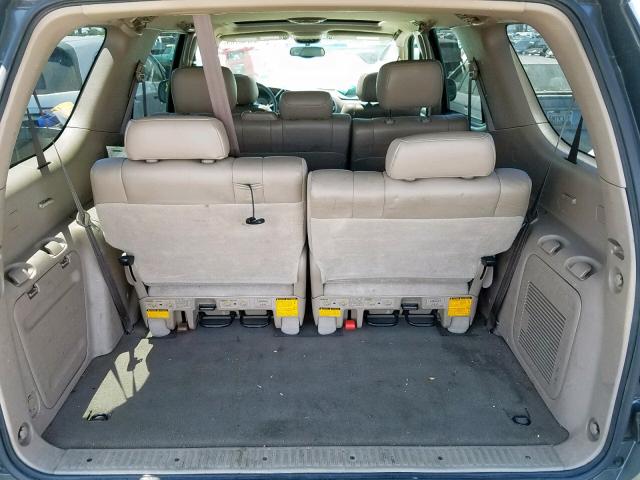 5TDZT38A93S144290 - 2003 TOYOTA SEQUOIA LI GRAY photo 9