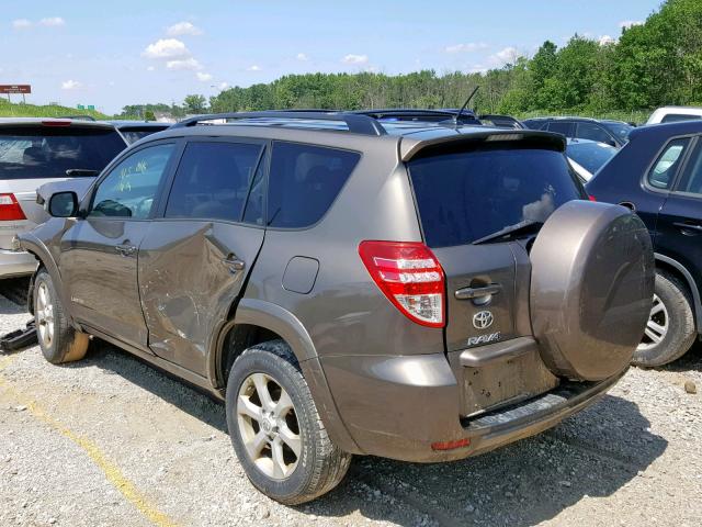 2T3DF4DV6BW174232 - 2011 TOYOTA RAV4 LIMIT GRAY photo 3