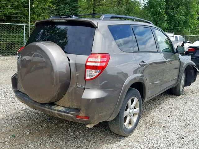 2T3DF4DV6BW174232 - 2011 TOYOTA RAV4 LIMIT GRAY photo 4