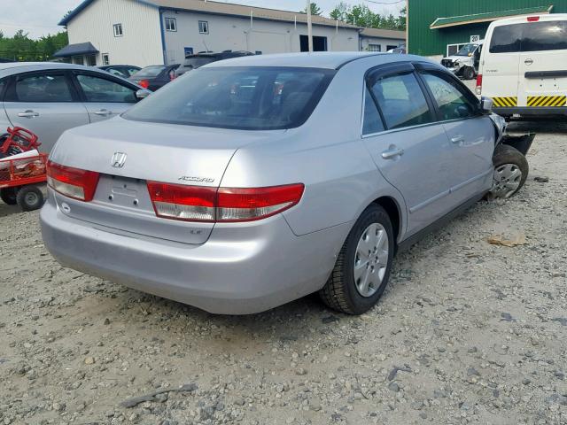 1HGCM56354A165804 - 2004 HONDA ACCORD LX SILVER photo 4