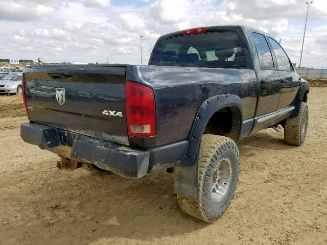 1D7KS28C06J217845 - 2006 DODGE RAM 2500 S Սև լուսանկար 4