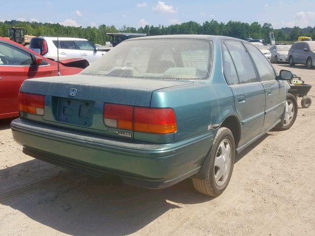 1HGCB7694PA154027 - 1993 HONDA ACCORD 10T GREEN photo 4