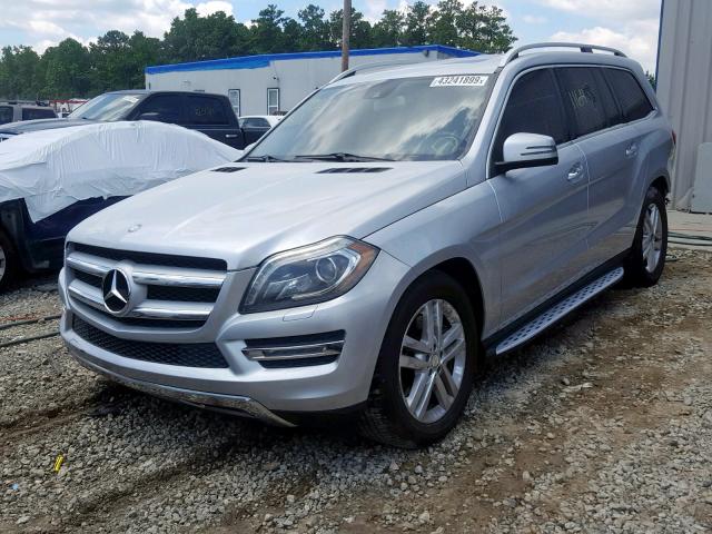 4JGDF7CE3DA184247 - 2013 MERCEDES-BENZ GL 450 4MA SILVER photo 2