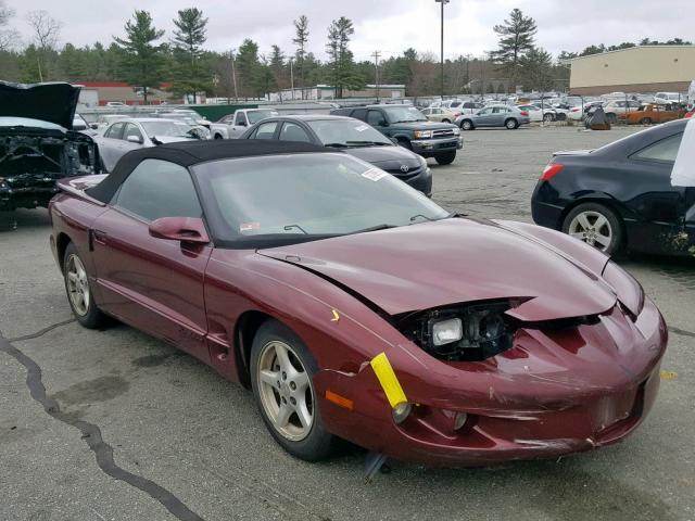 2G2FS32K612136240 - 2001 PONTIAC FIREBIRD MAROON photo 1