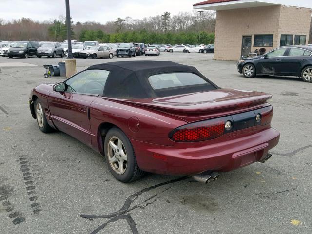 2G2FS32K612136240 - 2001 PONTIAC FIREBIRD MAROON photo 3