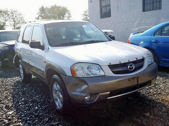 4F2CZ04174KM26722 - 2004 MAZDA TRIBUTE LX WHITE photo 1