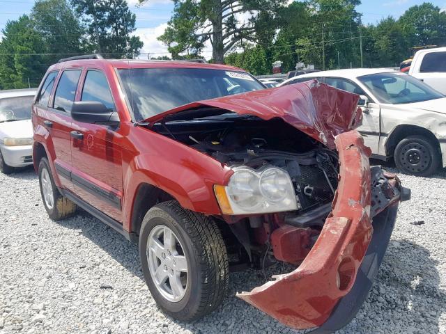 1J4GR48K65C714894 - 2005 JEEP GRAND CHER RED photo 1