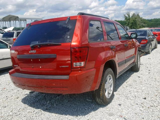 1J4GR48K65C714894 - 2005 JEEP GRAND CHER RED photo 4