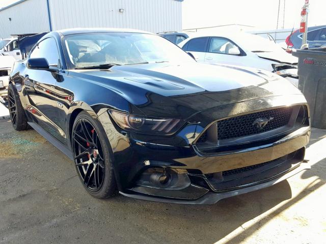 1FA6P8CF1H5228775 - 2017 FORD MUSTANG GT BLACK photo 1