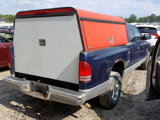 1B7GG22X51S207926 - 2001 DODGE DAKOTA TWO TONE photo 4