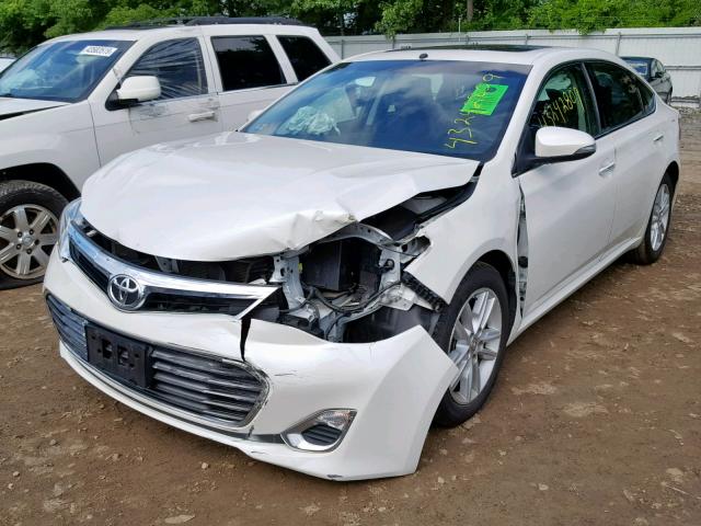 4T1BK1EB7EU092612 - 2014 TOYOTA AVALON BAS WHITE photo 2