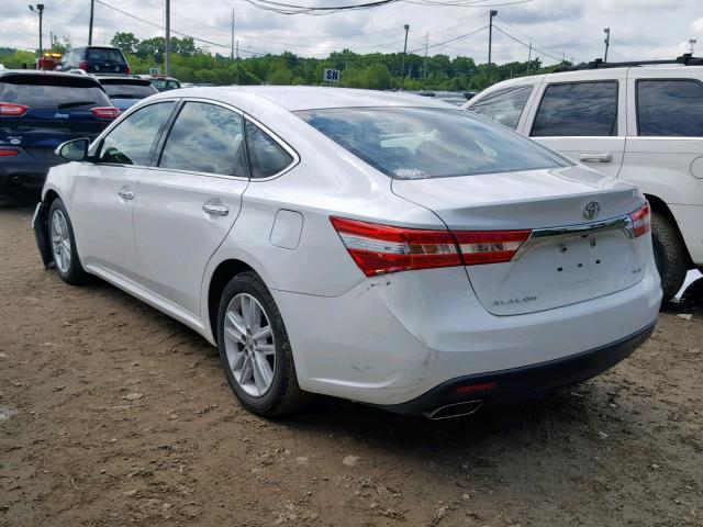 4T1BK1EB7EU092612 - 2014 TOYOTA AVALON BAS WHITE photo 3