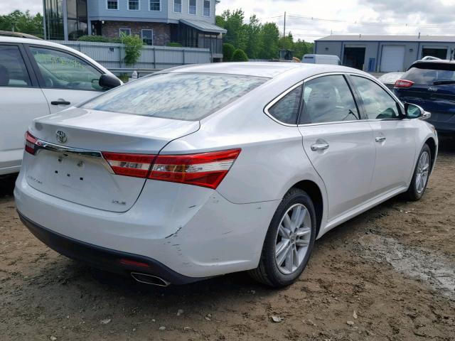 4T1BK1EB7EU092612 - 2014 TOYOTA AVALON BAS WHITE photo 4