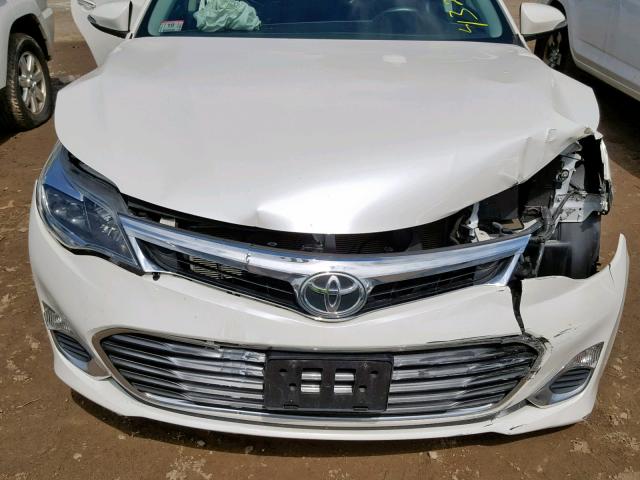 4T1BK1EB7EU092612 - 2014 TOYOTA AVALON BAS WHITE photo 7