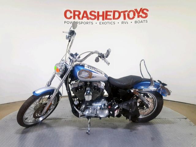 1HD1CGP3X6K423653 - 2006 HARLEY-DAVIDSON XL1200 C BLUE photo 5