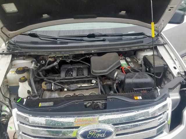 2FMDK3GCXABA72509 - 2010 FORD EDGE SE SILVER photo 7