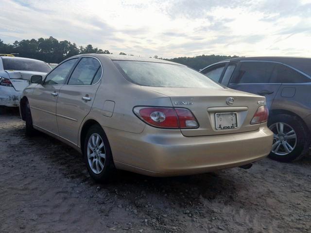 JTHBA30G945018900 - 2004 LEXUS ES 330 BEIGE photo 3