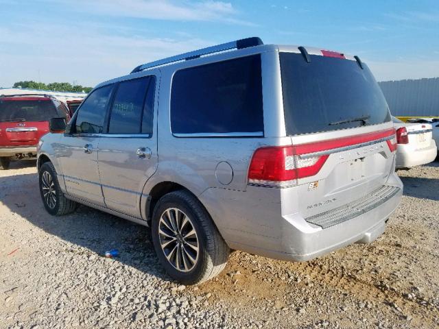 5LMJJ2HT1FEJ05520 - 2015 LINCOLN NAVIGATOR ვერცხლისფერი ფოტო 3