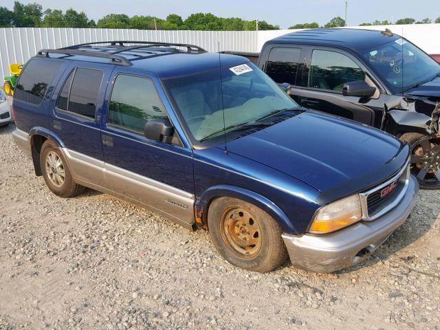 1GKDT13W612189410 - 2001 GMC JIMMY BLUE photo 1