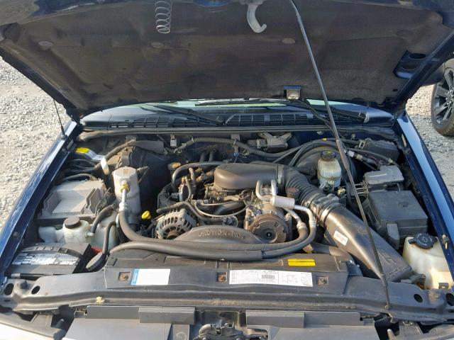 1GKDT13W612189410 - 2001 GMC JIMMY BLUE photo 7