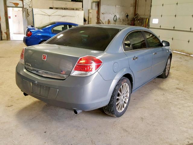 1G8ZV57717F282207 - 2007 SATURN AURA XR GRAY photo 4