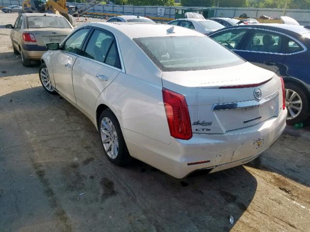 1G6AR5SX7E0148187 - 2014 CADILLAC CTS LUXURY BLUE photo 3