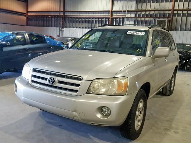 JTEGD21A750119396 - 2005 TOYOTA HIGHLANDER SILVER photo 2