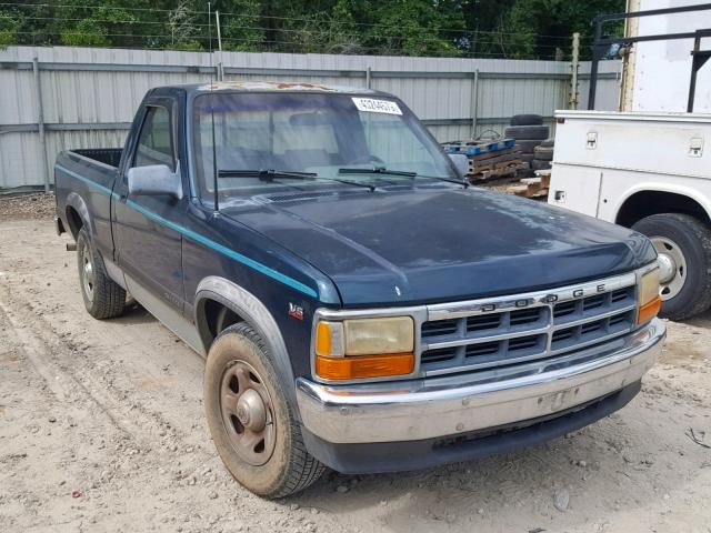 1B7FL26X6SS258306 - 1995 DODGE DAKOTA GREEN photo 1