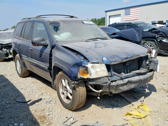 1GKDT13S122111809 - 2002 GMC ENVOY BLUE photo 1