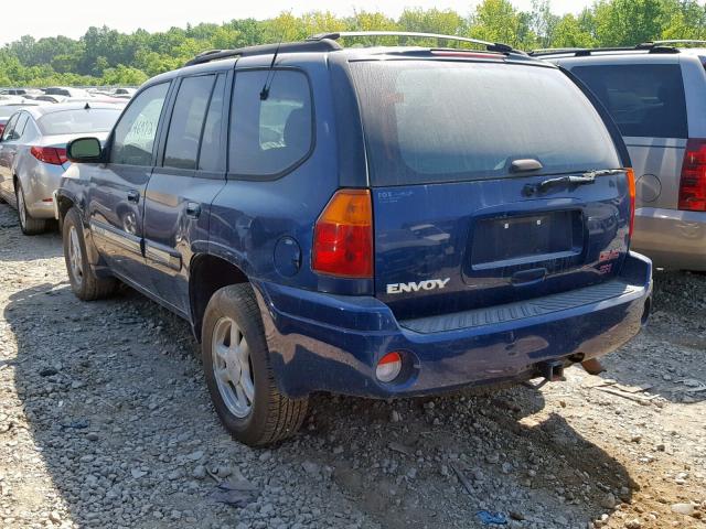 1GKDT13S122111809 - 2002 GMC ENVOY BLUE photo 3